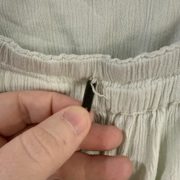 O’Neill Babydoll Top Womens XXL Mint Green Sleeveless Strappy V-Neck Boho Beach - Picture 9 of 9